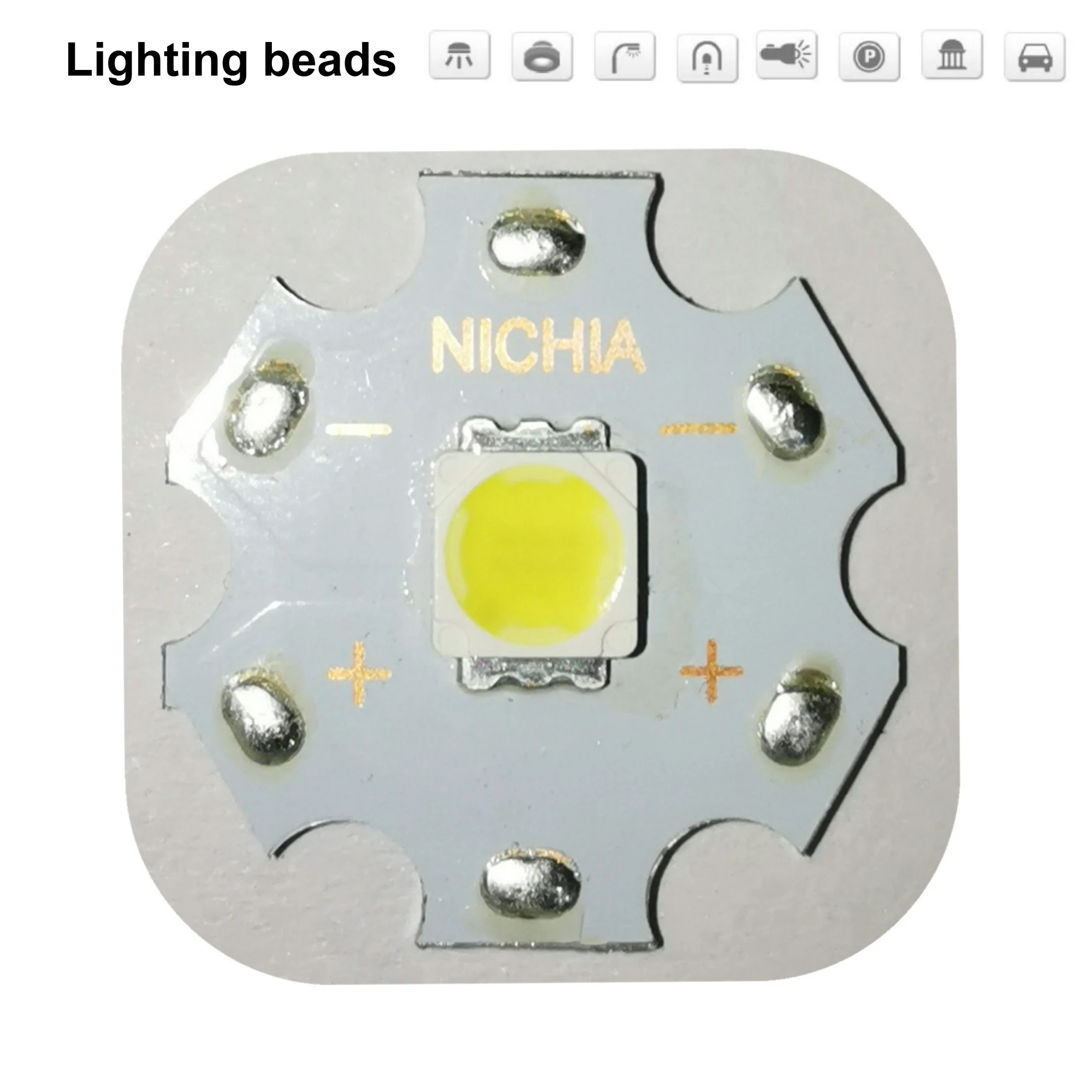 10 шт. NICHIA Cree MKR 5060 Светодиодный излучатель 3 Вт в теплый белый Flash светильник фонарь