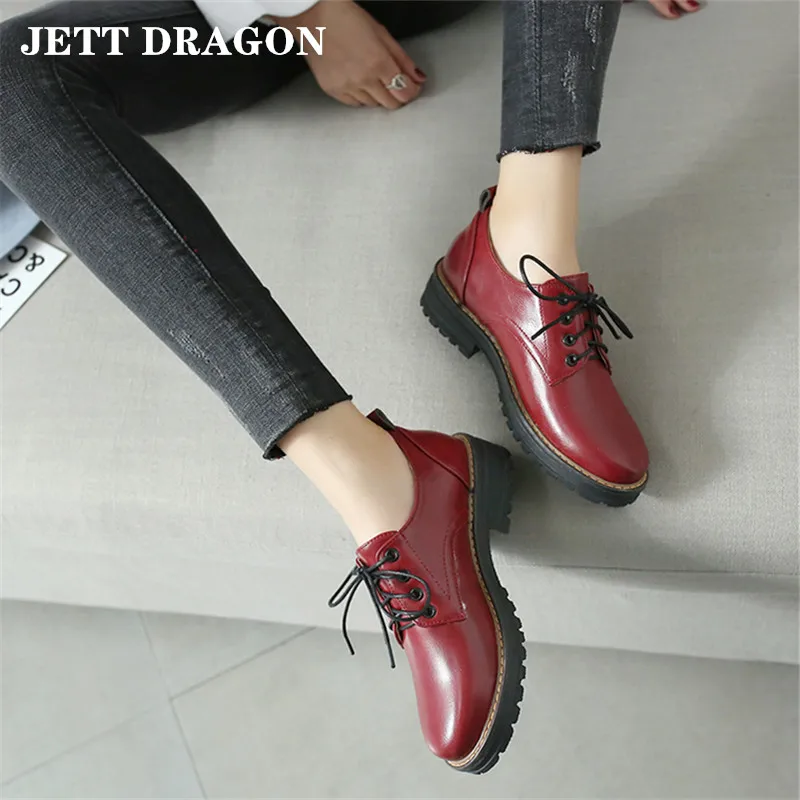 

JETT DRAGON New Fashion Round Toe Women's Flats Shallow Mouth Mary Jane Women Flats Concise Ankle Strap Ladies Casual Flat Shoes