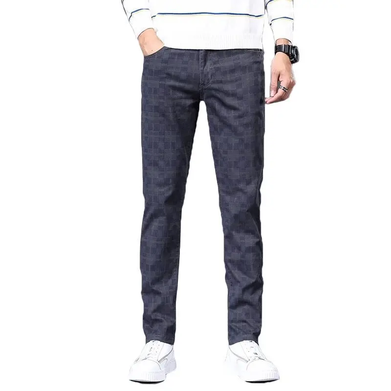 2021 spring and summer slim straight leg lightweight plaid pants classic style youth men's fashion stretch fit casual trousers
2021 spring and summer slim straight leg lightweight plaid pants classic style youth men's fashion stretch fit casual trousers