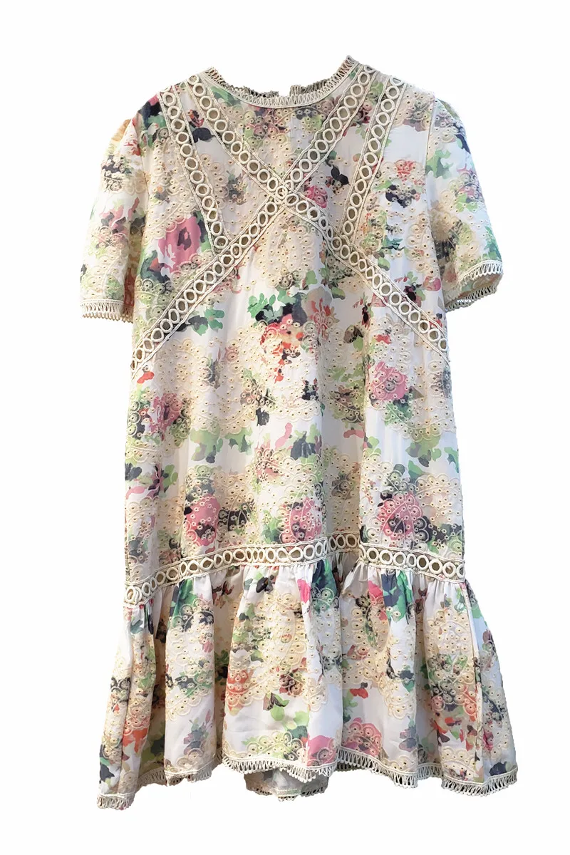 French Style Retro O-neck Ouff Sleeves Floral Embroiderery Patchwork Mixed Dress for Women New Fashion Sweet Lace Pleated Dress
French Style Retro O-neck Ouff Sleeves Floral Embroiderery Patchwork Mixed Dress for Women New Fashion Sweet Lace Pleated Dress