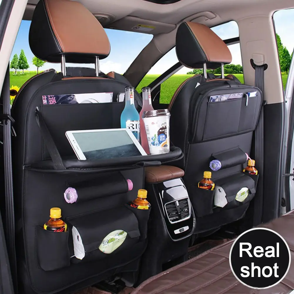 1x Car Seat Back Organizer with Folding Table Dining Tray Car Travel Backseat Black PU Storage Bag Storage Pocket Stowing Tidy
1x Car Seat Back Organizer with Folding Table Dining Tray Car Travel Backseat Black PU Storage Bag Storage Pocket Stowing Tidy