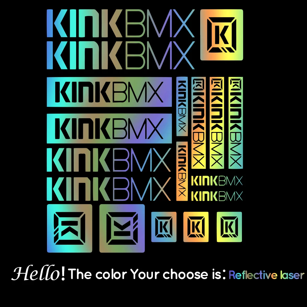 For KINK BMX Decal Sticker Set Decal Decal Bicycle Bike MTB BMX body car styling decorative Decal Sticker Kit
For KINK BMX Decal Sticker Set Decal Decal Bicycle Bike MTB BMX body car styling decorative Decal Sticker Kit