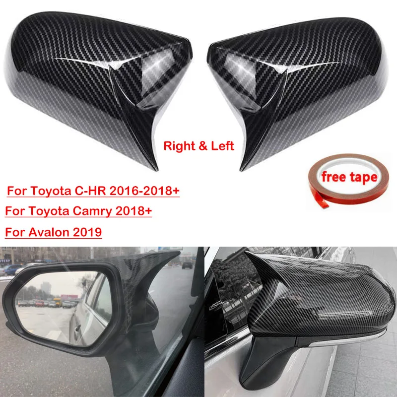 Horn Carbon Look Car Side View Rearview Mirror Cover Caps Trim Sticker For Toyota Camry 2018+ For Avalon 2019 C-HR 2016-2018+
Horn Carbon Look Car Side View Rearview Mirror Cover Caps Trim Sticker For Toyota Camry 2018+ For Avalon 2019 C-HR 2016-2018+