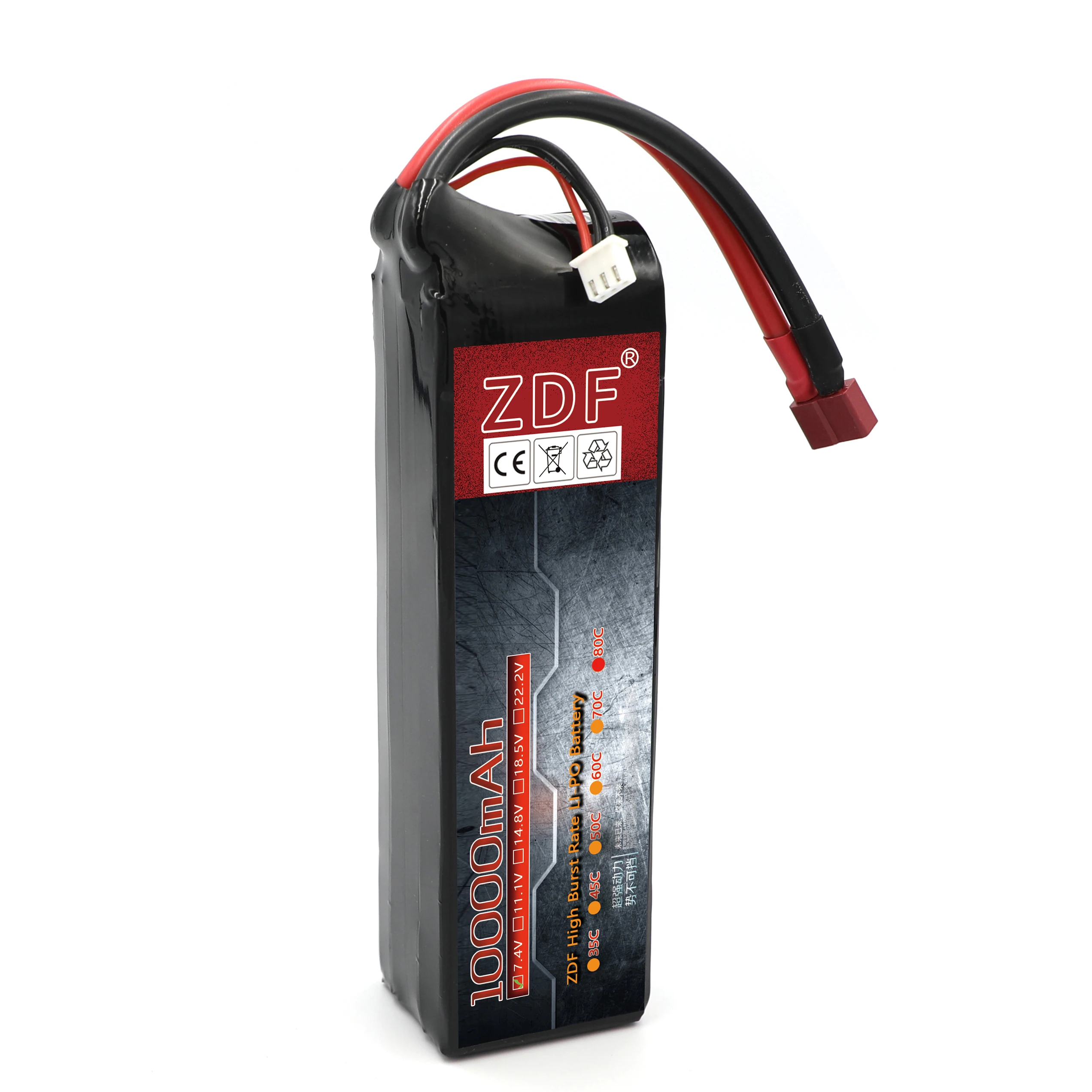 Аккумулятор ZDF 2S 7,4 в 10000 мАч 80C Max 160C Lipo для радиоуправляемого самолета, грузовика Traxxas 1/8 1/10, автомобиля, лодки, БПЛА, дрона
Аккумулятор ZDF 2S 7,4 в 10000 мАч 80C Max 160C Lipo для радиоуправляемого самолета, грузовика Traxxas 1/8 1/10, автомобиля, лодки, БПЛА, дрона
