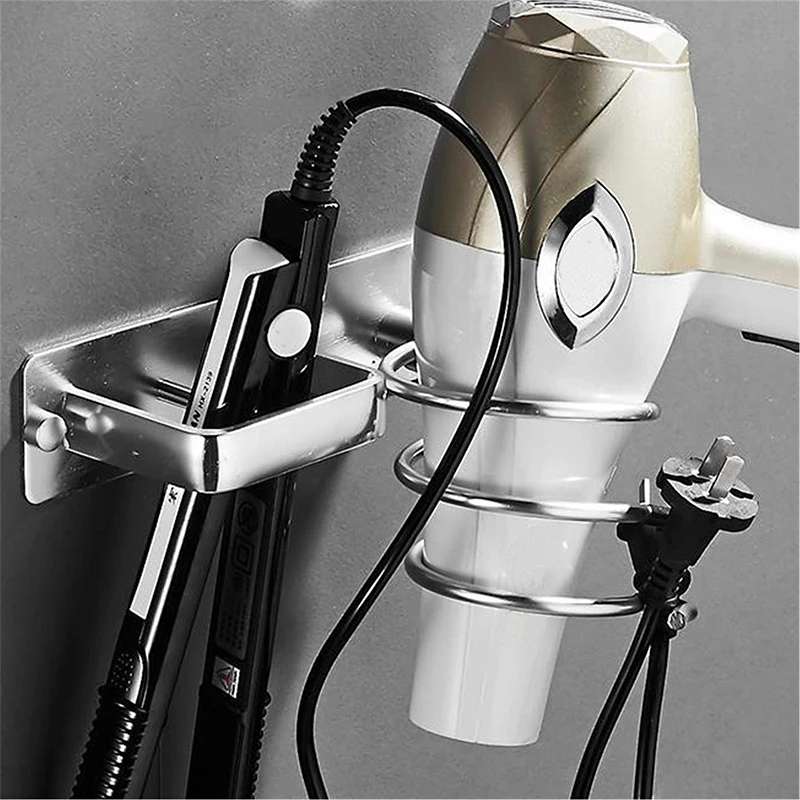 Dryer Hair Holder Wall Mounted Bathroom Space Aluminum Hair Straightener Holder Storage Bathroom Shelf Accessories
Dryer Hair Holder Wall Mounted Bathroom Space Aluminum Hair Straightener Holder Storage Bathroom Shelf Accessories