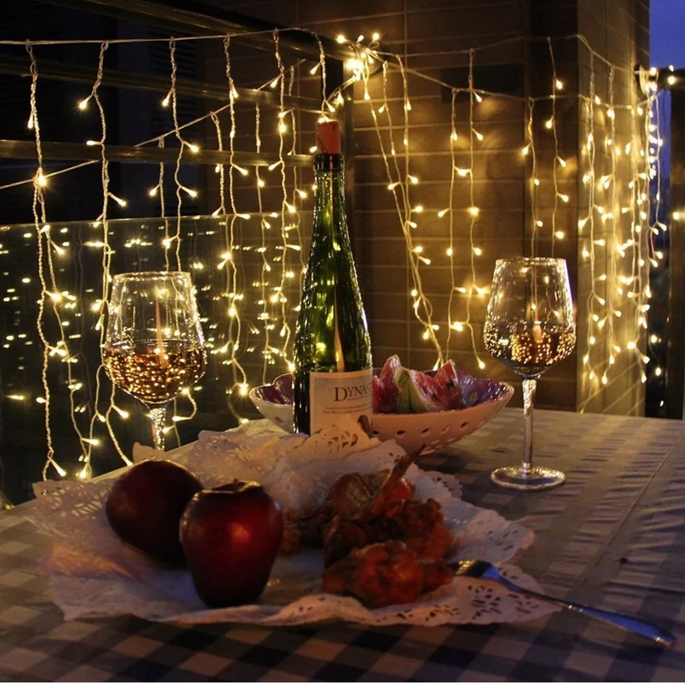 Led Curtain String Light Led Christmas Garland Garden Party Patio Window Decor Fairy Lights Xmas Wedding Lights 220V 110V
Led Curtain String Light Led Christmas Garland Garden Party Patio Window Decor Fairy Lights Xmas Wedding Lights 220V 110V