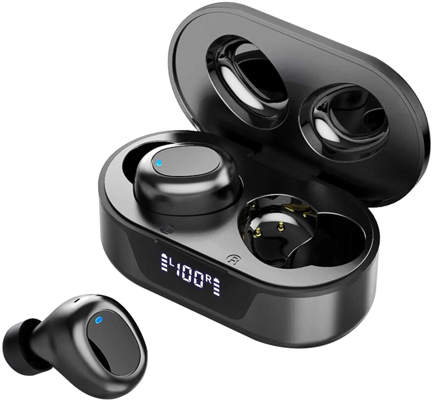 Bluetooth 5.0 Wireless Earphones, KOVEBBLE Touch Control in-Ear Earbuds, Support Mono/Twin Mode, Waterpoof Sports Headphones,
Bluetooth 5.0 Wireless Earphones, KOVEBBLE Touch Control in-Ear Earbuds, Support Mono/Twin Mode, Waterpoof Sports Headphones,