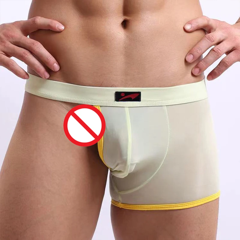Direct Selling Thin Sexy Hollow Boxer Briefs Men's Ice Silk Half Icy Low-Waist Boxer Briefs Men A7 Unique Design is Worth Having
Direct Selling Thin Sexy Hollow Boxer Briefs Men's Ice Silk Half Icy Low-Waist Boxer Briefs Men A7 Unique Design is Worth Having