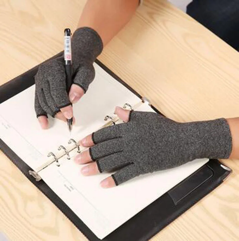 1 Pair Unisex Cotton Elastic Therapy Compression Gloves Arthritis Joint Pain Relief Gloves Half Finger Cycling Fitness Gloves
1 Pair Unisex Cotton Elastic Therapy Compression Gloves Arthritis Joint Pain Relief Gloves Half Finger Cycling Fitness Gloves