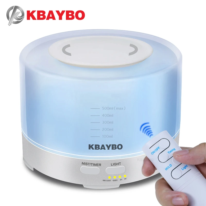 Ультразвуковой увлажнитель воздуха KBAYBO 500 мл диффузор эфирного масла с пультом