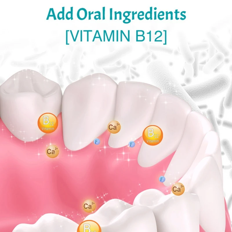 

100ml Vitamin B12 Toothpaste Anti-Cavity Teeth Whitening Protect Enamel And Avoid Gingival Swelling Pain Care