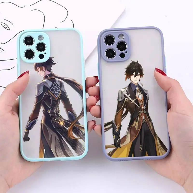 Genshin impact zhongli Matte Shockproof Phone Case For iPhone 12 11 Pro XS Max XR X 8 7 Plus Camera Protection Bumper cover
Genshin impact zhongli Matte Shockproof Phone Case For iPhone 12 11 Pro XS Max XR X 8 7 Plus Camera Protection Bumper cover