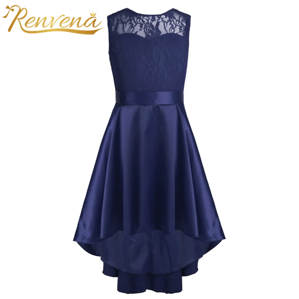 Lace Flower Girls Dresses Princess Girl High-low Dress Birthday Wedding Party Dress Holy Communion Clothing Summer Kids Vestidos
Lace Flower Girls Dresses Princess Girl High-low Dress Birthday Wedding Party Dress Holy Communion Clothing Summer Kids Vestidos