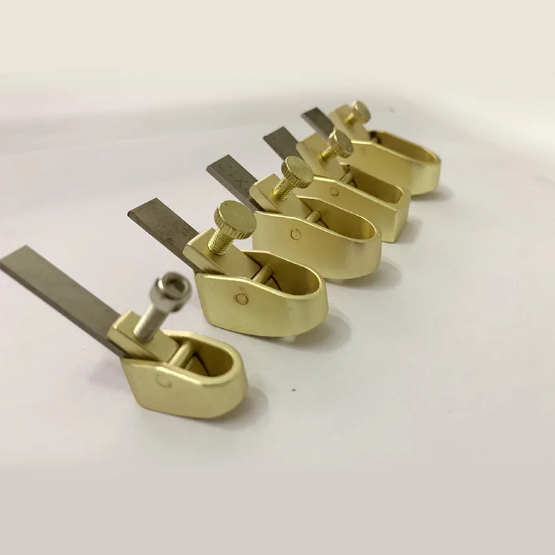 5pcs Violin Thumb Planer Woodworking Cutter Set Copper Luthier DIY Tool for Violin Viola Cello Wooden Instrument Accessories
5pcs Violin Thumb Planer Woodworking Cutter Set Copper Luthier DIY Tool for Violin Viola Cello Wooden Instrument Accessories