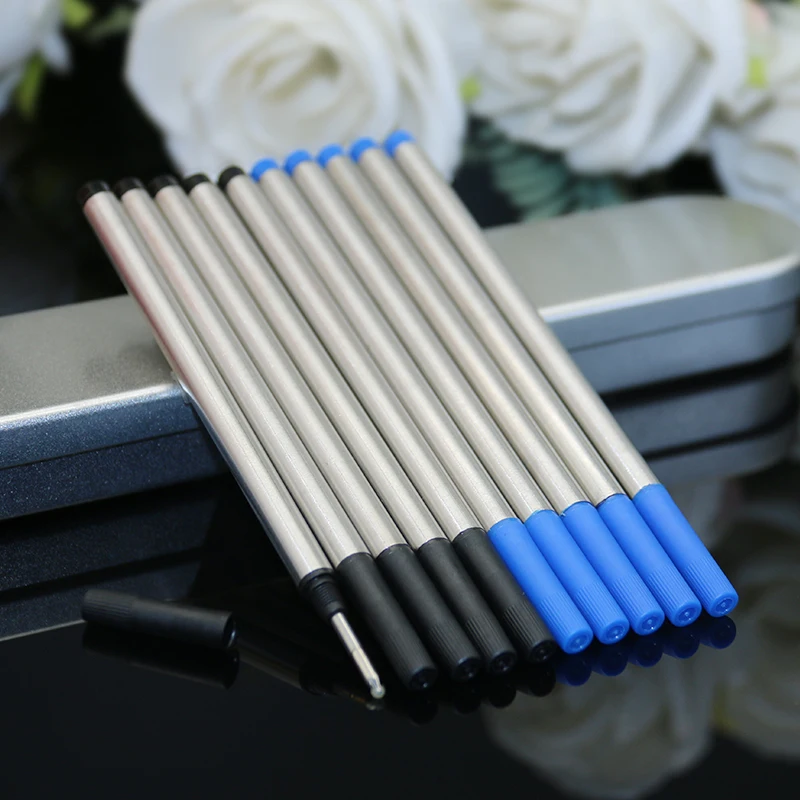 20 Pcs Good Quality 0.5mm Black Blue Ink Refill For Roller Ball Pens Smooth Rollerball Writing Gel Pen Refills
20 Pcs Good Quality 0.5mm Black Blue Ink Refill For Roller Ball Pens Smooth Rollerball Writing Gel Pen Refills