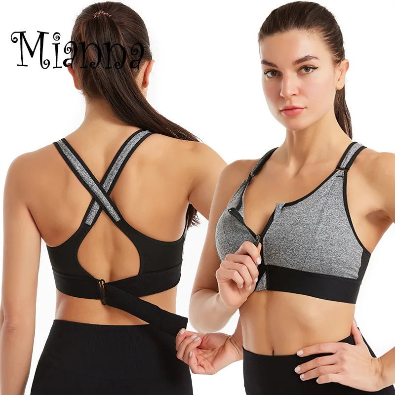 Women Sports Bra Adjustable Belt Zipper No Steel Ring Underwear Yoga Running Comfortable Shockproof Underwear Gym Bralette Vest
Women Sports Bra Adjustable Belt Zipper No Steel Ring Underwear Yoga Running Comfortable Shockproof Underwear Gym Bralette Vest