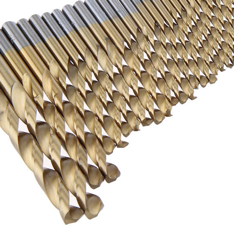 105pc Drill Bits Set for Stainless Steel Metal HSS-Co Cobalt Bit Titanium | Инструменты