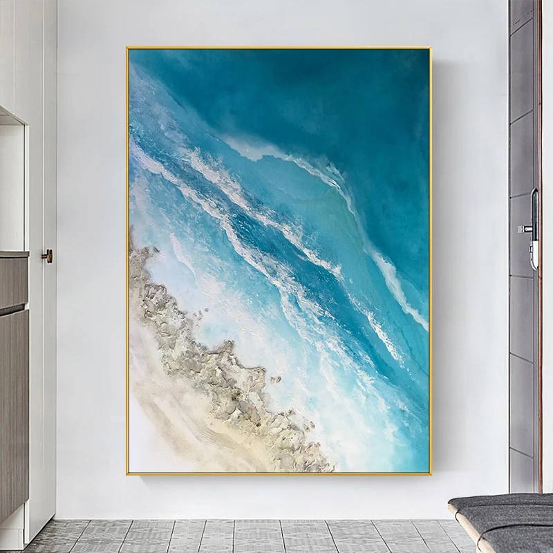 3D Abstract Teal Blue Sea Ocean Water Hand-Painted Oil Painting On Canvas Wall Hang Art Aesthetic Bedroom Home Decor No Framed
3D Abstract Teal Blue Sea Ocean Water Hand-Painted Oil Painting On Canvas Wall Hang Art Aesthetic Bedroom Home Decor No Framed