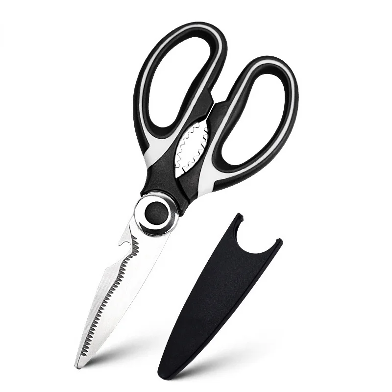 Stainless Steel Kitchen Scissors Multipurpose Purpose Shears Tool for Meat Vegetable Barbecue Tool Scissors Kitchen Supplies
Stainless Steel Kitchen Scissors Multipurpose Purpose Shears Tool for Meat Vegetable Barbecue Tool Scissors Kitchen Supplies