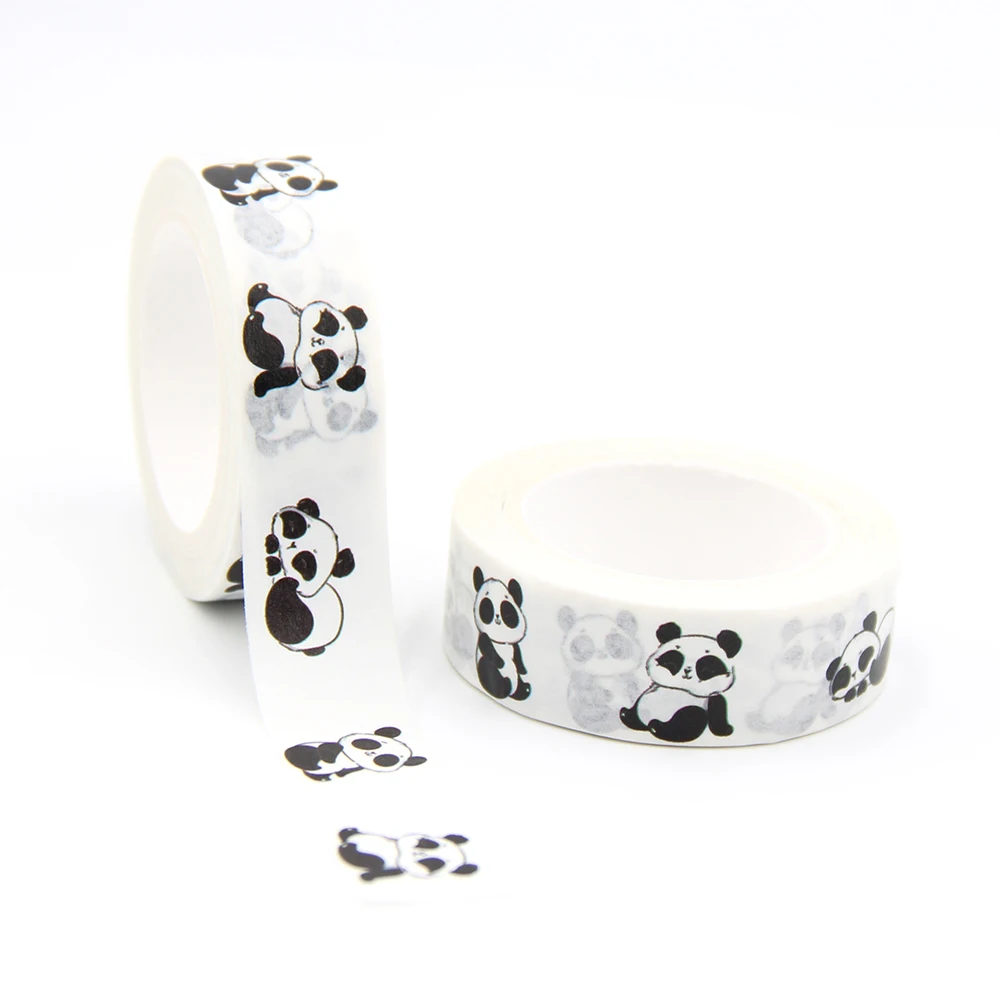 2021 NEW 1PC 15mm x 10m Cute Panda Set Illustration Children Washi Tape Scrapbook Paper Masking Adhesive Washi Tape
2021 NEW 1PC 15mm x 10m Cute Panda Set Illustration Children Washi Tape Scrapbook Paper Masking Adhesive Washi Tape