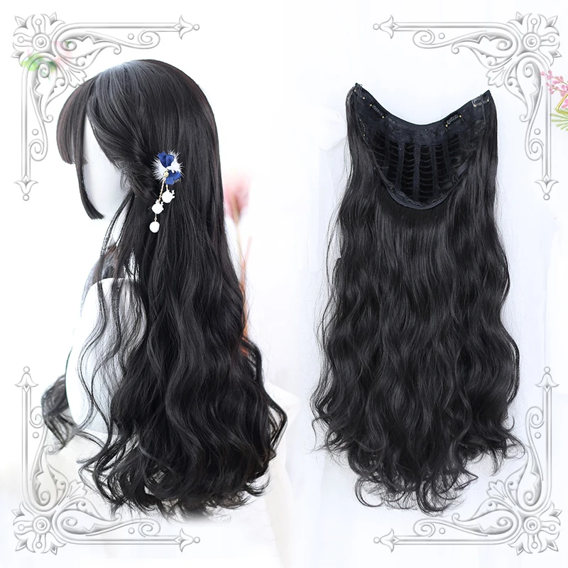 High Quality U-Shaped Wig Slice Long Curly Hair a Slice Style Invisible Traceless Hair Extensions Natural Wig
High Quality U-Shaped Wig Slice Long Curly Hair a Slice Style Invisible Traceless Hair Extensions Natural Wig