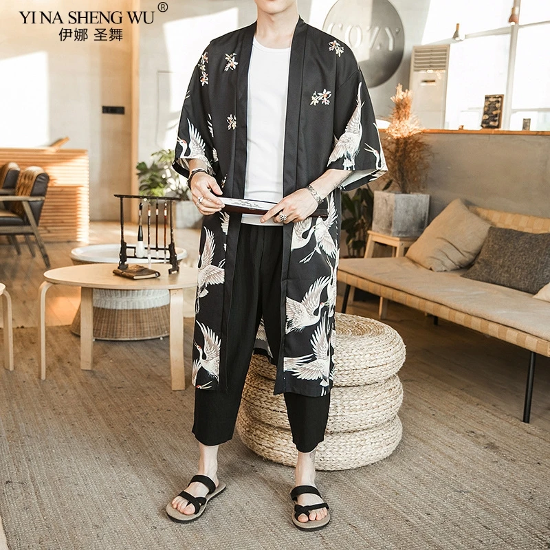 Long Japanese Traditional Kimono Woman Cardigan KimonoJacket Blouse Shirt Yukata Female Men Japan Samurai Coat Haori Geisha New
Long Japanese Traditional Kimono Woman Cardigan KimonoJacket Blouse Shirt Yukata Female Men Japan Samurai Coat Haori Geisha New