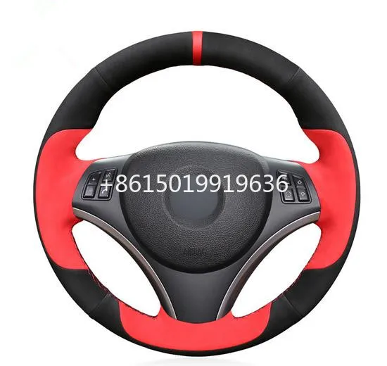 Black Suede DIY Car Steering Wheel Cover for BMW E90 320i 325i 330i 335i E87 120i 130i 120d
Black Suede DIY Car Steering Wheel Cover for BMW E90 320i 325i 330i 335i E87 120i 130i 120d
