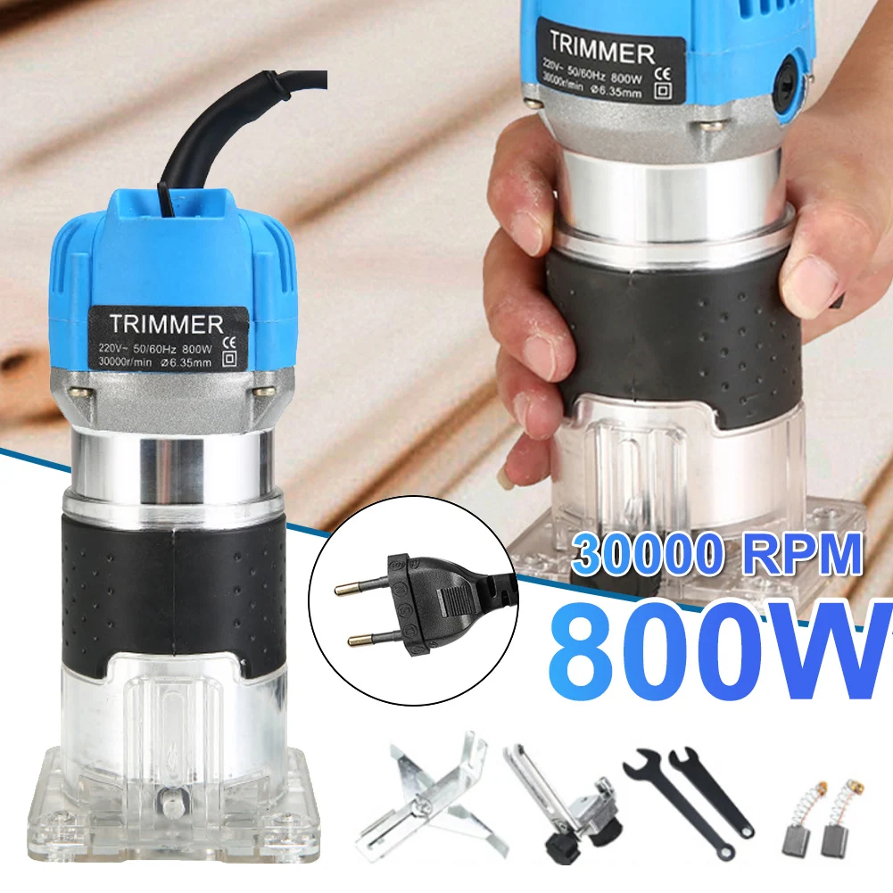 800W 30000RPM Woodworking Electric Trimmer Wood Milling Engraving Slotting Trimming Machine Hand Carving Machine 220V Wood Tools
800W 30000RPM Woodworking Electric Trimmer Wood Milling Engraving Slotting Trimming Machine Hand Carving Machine 220V Wood Tools