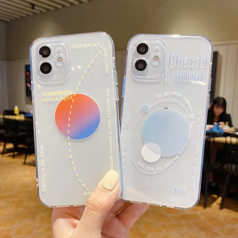New Simple Gradient Moon Suitable For 13 iPhone 12 11 Pro XS MAX X XR All-inclusive 11 Silicone Max Transparent Protective Cover
New Simple Gradient Moon Suitable For 13 iPhone 12 11 Pro XS MAX X XR All-inclusive 11 Silicone Max Transparent Protective Cover