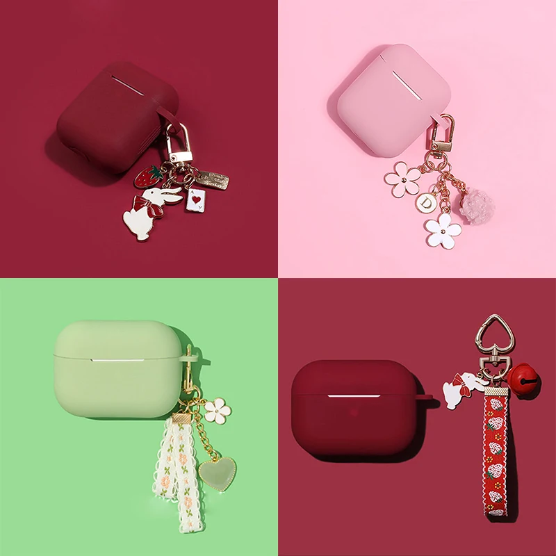 Flower Rabbit Star Keychain Decor Headphones Case For AirPods Pro 3 Bluetooth Earphone Silicone Case For AirPods 2/1 Cover Cute
Flower Rabbit Star Keychain Decor Headphones Case For AirPods Pro 3 Bluetooth Earphone Silicone Case For AirPods 2/1 Cover Cute