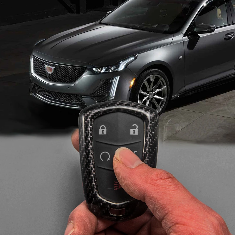 True Carbon Fiber Car Key Case Cover Fob Keychain Remote Protector Holder Suitable For Cadillac ATS XTS XT5 XT4 CT6 XT6 Key Case
True Carbon Fiber Car Key Case Cover Fob Keychain Remote Protector Holder Suitable For Cadillac ATS XTS XT5 XT4 CT6 XT6 Key Case