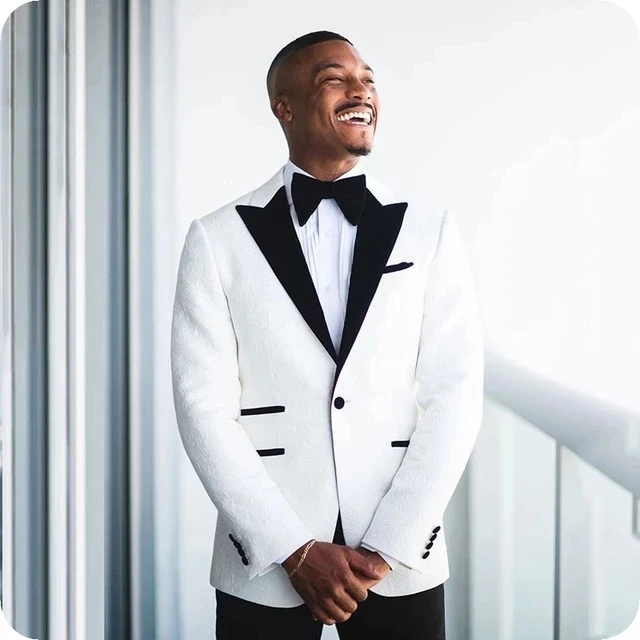 2021 White Wedding Men Suits Costume Homme Marriage Groom Tuxedo Terno Masculino Slim Fit Prom Party Blazer 2 Pieces
2021 White Wedding Men Suits Costume Homme Marriage Groom Tuxedo Terno Masculino Slim Fit Prom Party Blazer 2 Pieces