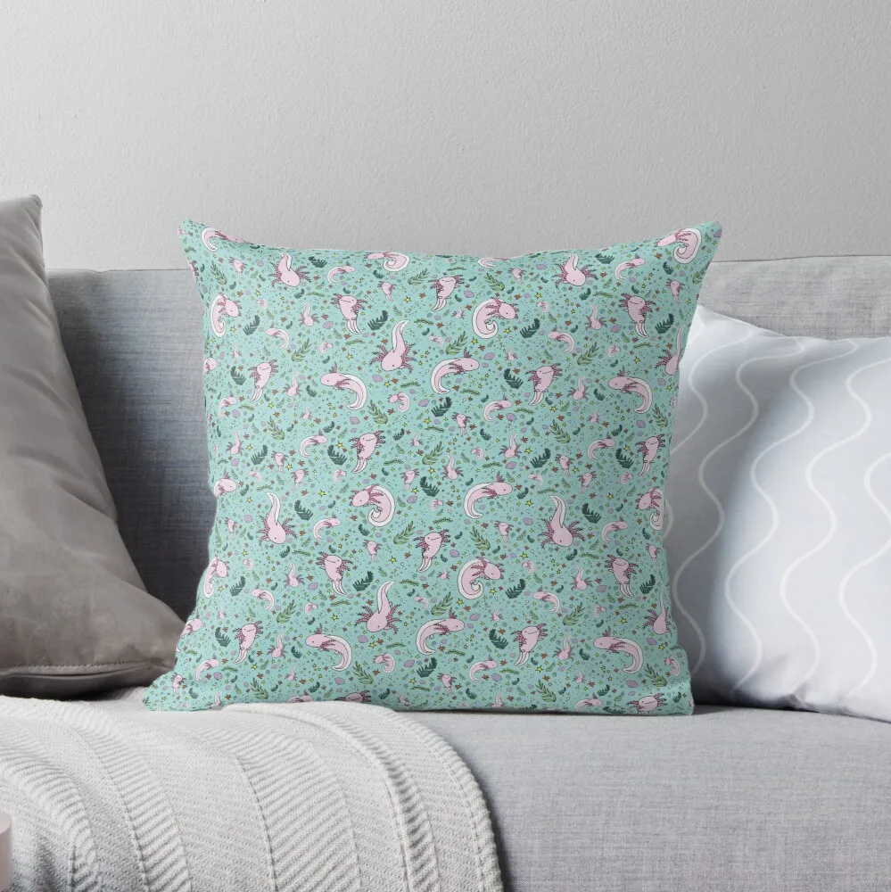 Axolotls in Blue Throw Pillow Pillow Case Polyester Home Decora Pillowcases Throw Pillow Case kussensloop almohada poszewka
Axolotls in Blue Throw Pillow Pillow Case Polyester Home Decora Pillowcases Throw Pillow Case kussensloop almohada poszewka