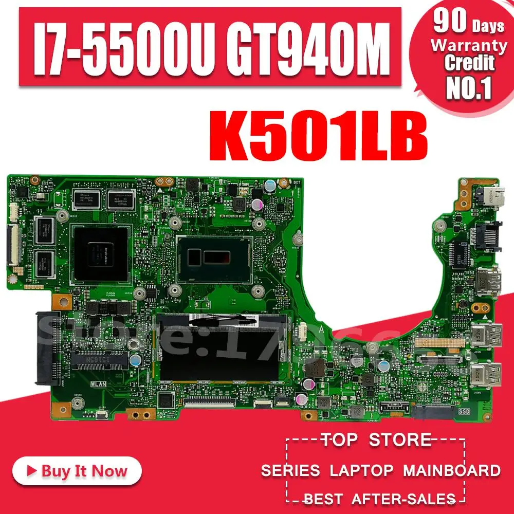 Материнская плата K501LB для ноутбука ASUS K501L V505L K501LB K501LX K501LN A501L
Материнская плата K501LB для ноутбука ASUS K501L V505L K501LB K501LX K501LN A501L