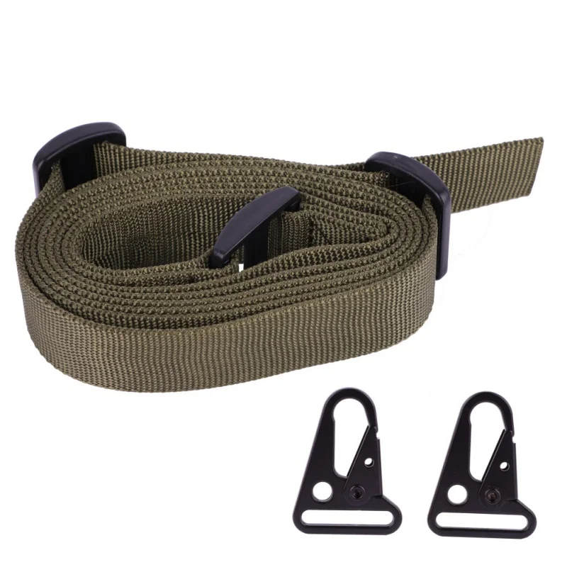 

Point Rifle Sling Nylon Tactical American Style Multi Functional Adjustable Breathable Belt Buckled Clips Outdoor Accessories