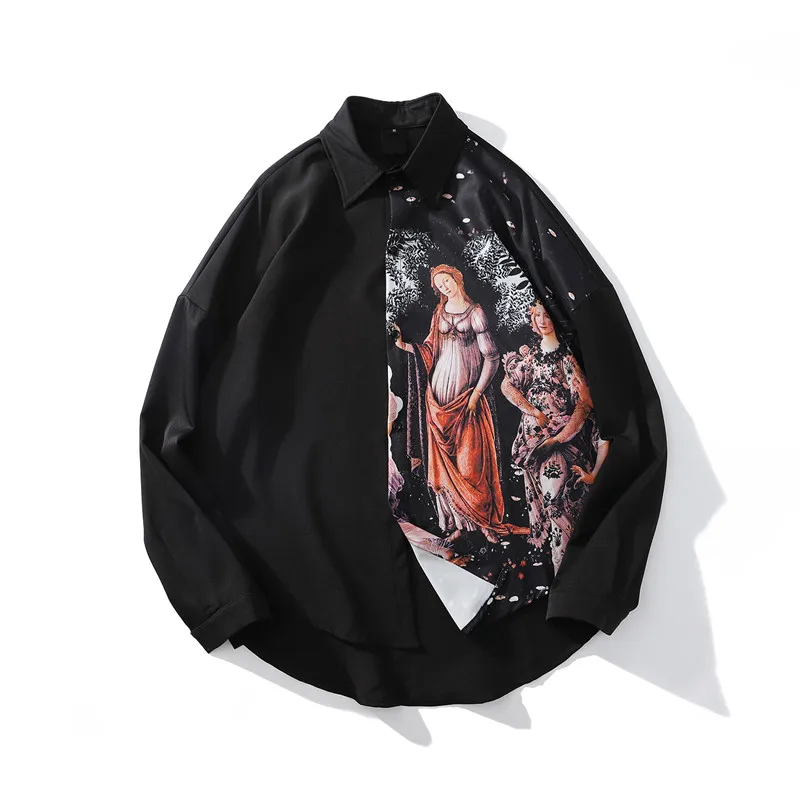 2021 European and American style oil Printed Long Sleeve Shirts Men 2020 Oversized Men's Shirts Streetwear Men's Shirt TX214
2021 European and American style oil Printed Long Sleeve Shirts Men 2020 Oversized Men's Shirts Streetwear Men's Shirt TX214