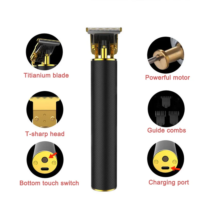 Hairdressing Electric Cordless Hair Clipper T Sharp Blade Rechargeable Salon Hair Trimmer Barber Kit Hair Shaver For Men
Hairdressing Electric Cordless Hair Clipper T Sharp Blade Rechargeable Salon Hair Trimmer Barber Kit Hair Shaver For Men