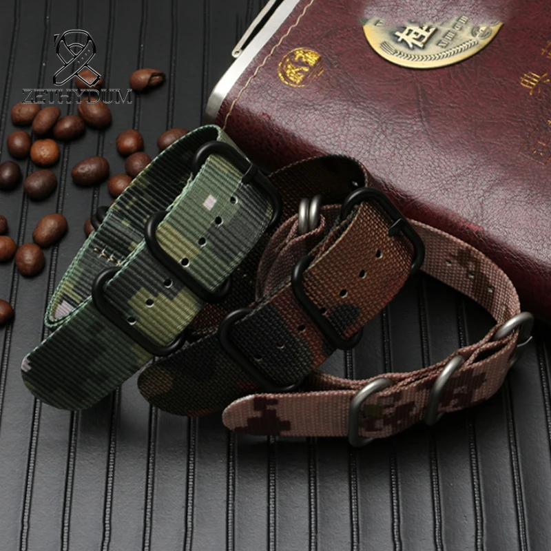 Camouflage nylon tape waterproof Army Sport Nylon Watchband 24mm Outdoor canvas watch chain NATO Elastic Nylon Belt Gener band
Camouflage nylon tape waterproof Army Sport Nylon Watchband 24mm Outdoor canvas watch chain NATO Elastic Nylon Belt Gener band