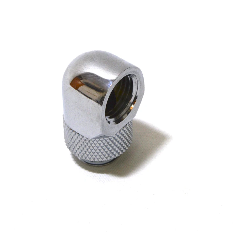 Black Silver G1/4'' Thread 90 Degree Rotary Fitting Adapter Rotating Water Cooling System Adaptors
Black Silver G1/4'' Thread 90 Degree Rotary Fitting Adapter Rotating Water Cooling System Adaptors