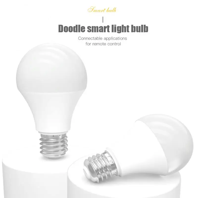 E27/B22 Smart Wifi Bulb Dimming Light Bulb 9W RGBCW Smart Light Bulb Voice Control Work With Alexa Google Home
E27/B22 Smart Wifi Bulb Dimming Light Bulb 9W RGBCW Smart Light Bulb Voice Control Work With Alexa Google Home