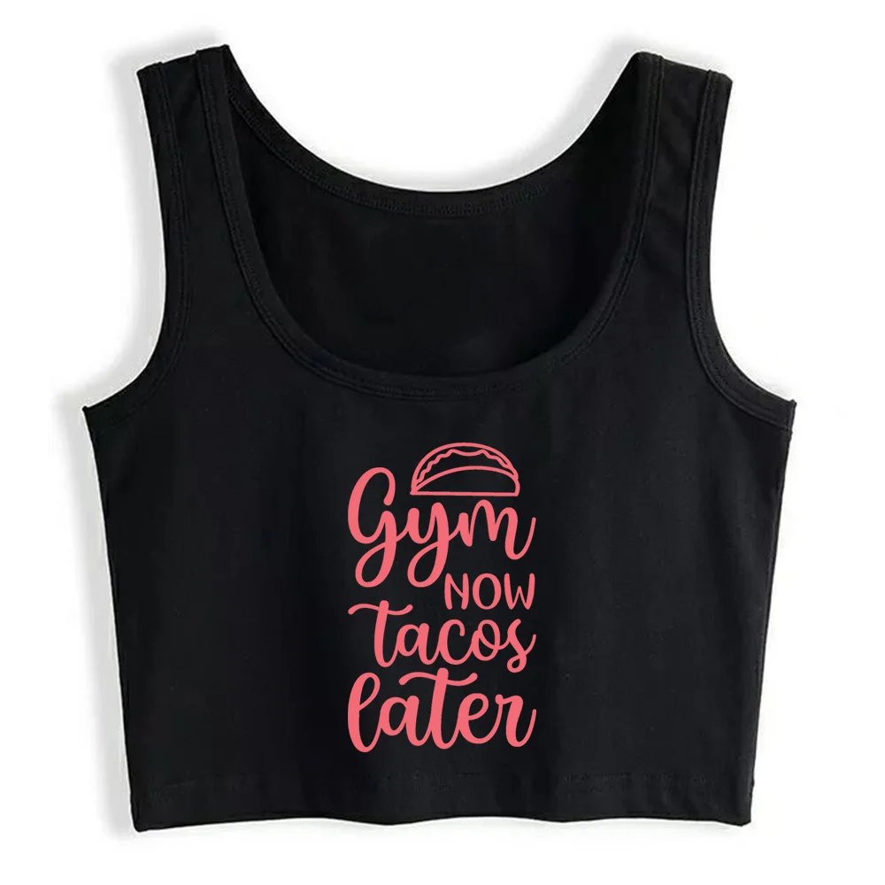Crop Top Women Gym Now Tacos Later Collection Gym Fitness Aesthetic Y2k Harajuku Gothic Tank Top Female Clothes
Crop Top Women Gym Now Tacos Later Collection Gym Fitness Aesthetic Y2k Harajuku Gothic Tank Top Female Clothes