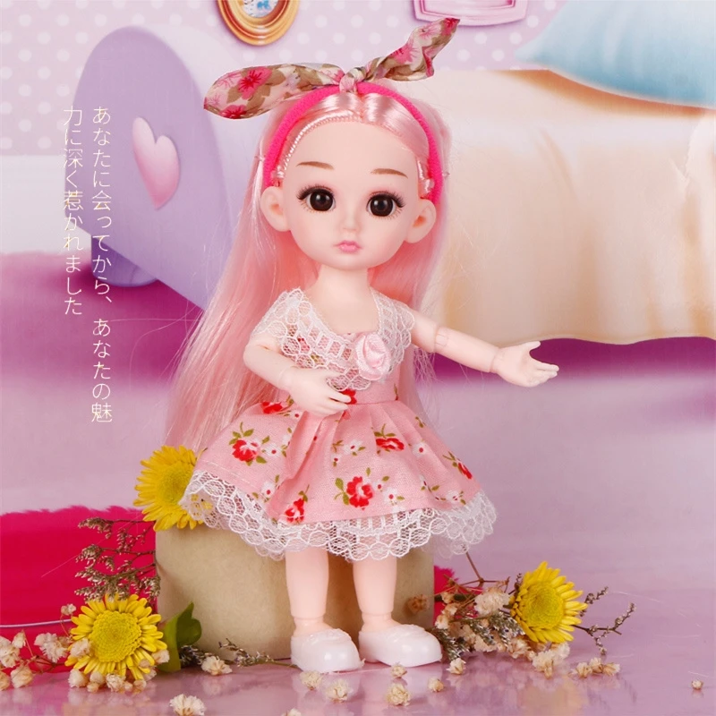 16cm Lovely Play House Princess Moveable Joint Golden Wig Doll Girls Birthday Gift Toy
16cm Lovely Play House Princess Moveable Joint Golden Wig Doll Girls Birthday Gift Toy