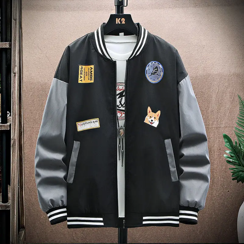 Baseball suit men's 2021 new autumn coat men's jacket trend handsome loose versatile student Korean jacket windbreaker
Baseball suit men's 2021 new autumn coat men's jacket trend handsome loose versatile student Korean jacket windbreaker