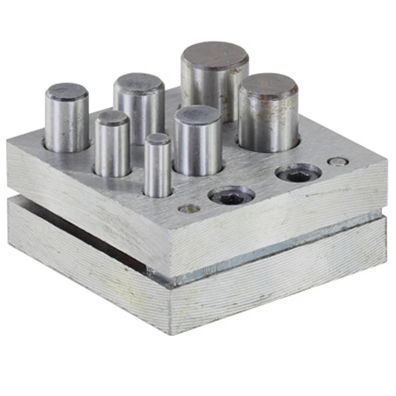 1Pcs Metal Eu Molding Groove Ingot Mould & 1 Set Jewelry Disc Cutter Punch Set Metal Circle Cutting Punching Tools
1Pcs Metal Eu Molding Groove Ingot Mould & 1 Set Jewelry Disc Cutter Punch Set Metal Circle Cutting Punching Tools