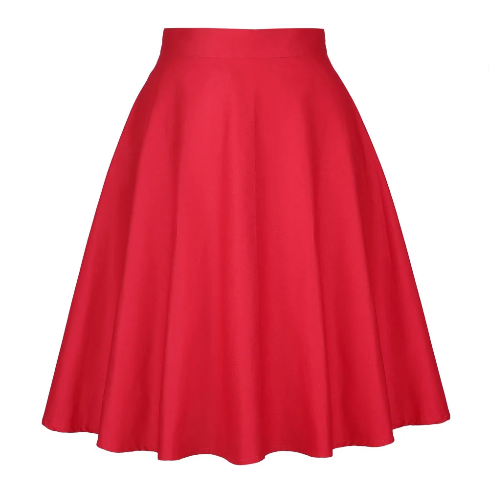 Vintage Pleated Women Midi Skirt Hepburn Hot Festive Red Solid Faldas Korean Stylish Swing 90s Aesthetics Bottom Clothes Skirts
Vintage Pleated Women Midi Skirt Hepburn Hot Festive Red Solid Faldas Korean Stylish Swing 90s Aesthetics Bottom Clothes Skirts