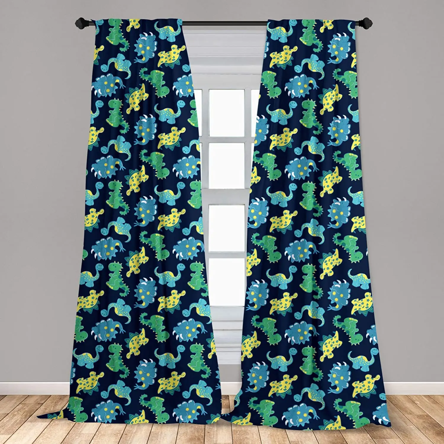 Dinosaur Party Curtains Baby Reptiles Cartoon Dream Land Fantasy Creatures Window Curtains for Living Room Bedroom
Dinosaur Party Curtains Baby Reptiles Cartoon Dream Land Fantasy Creatures Window Curtains for Living Room Bedroom