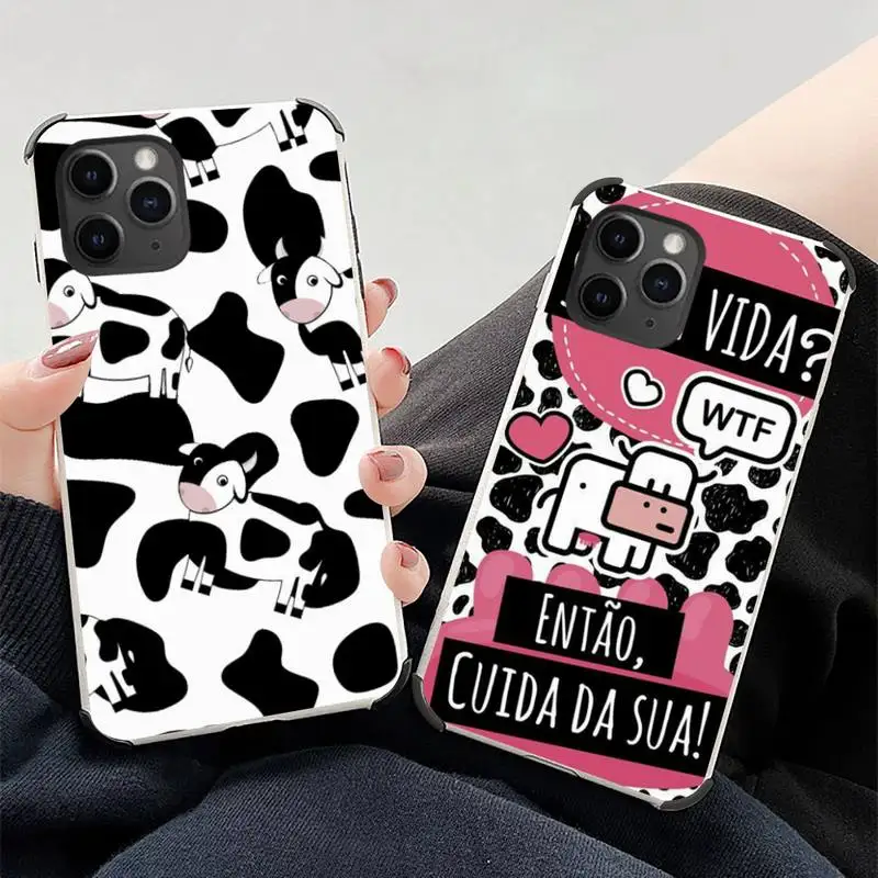 Cow Print Black White Phone Case Lambskin Leather For iphone 12 11 8 7 6 XR X XS PLUS MINI PLUS PRO MAX Shockproof
Cow Print Black White Phone Case Lambskin Leather For iphone 12 11 8 7 6 XR X XS PLUS MINI PLUS PRO MAX Shockproof