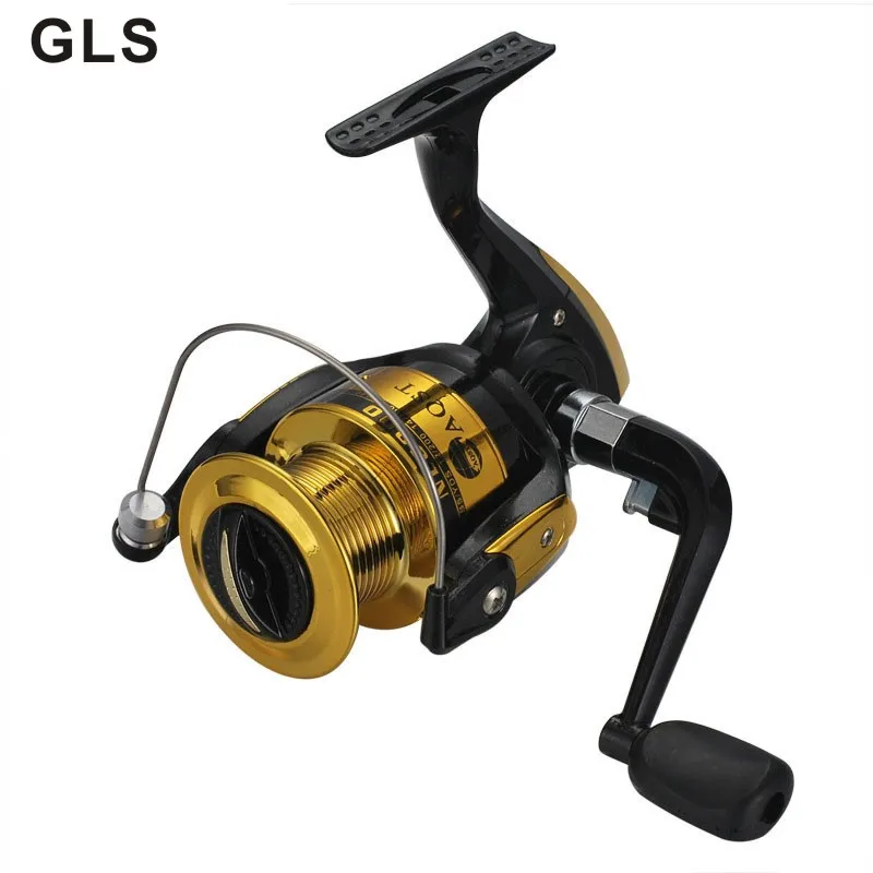 GLS черно-Золотая зернистая серия, пластиковая линия, полуметаллическая Складная Рыболовная катушка для спиннинга, пресноводной и соленой в... 
GLS черно-Золотая зернистая серия, пластиковая линия, полуметаллическая Складная Рыболовная катушка для спиннинга, пресноводной и соленой в...