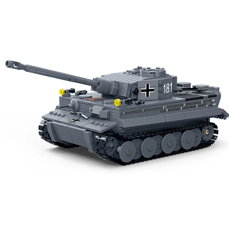 GUDI 6104 Коллекционная модель военной серии Германия Тигр I Танк сборные строительные блоки игрушки для детей
GUDI 6104 Коллекционная модель военной серии Германия Тигр I Танк сборные строительные блоки игрушки для детей
