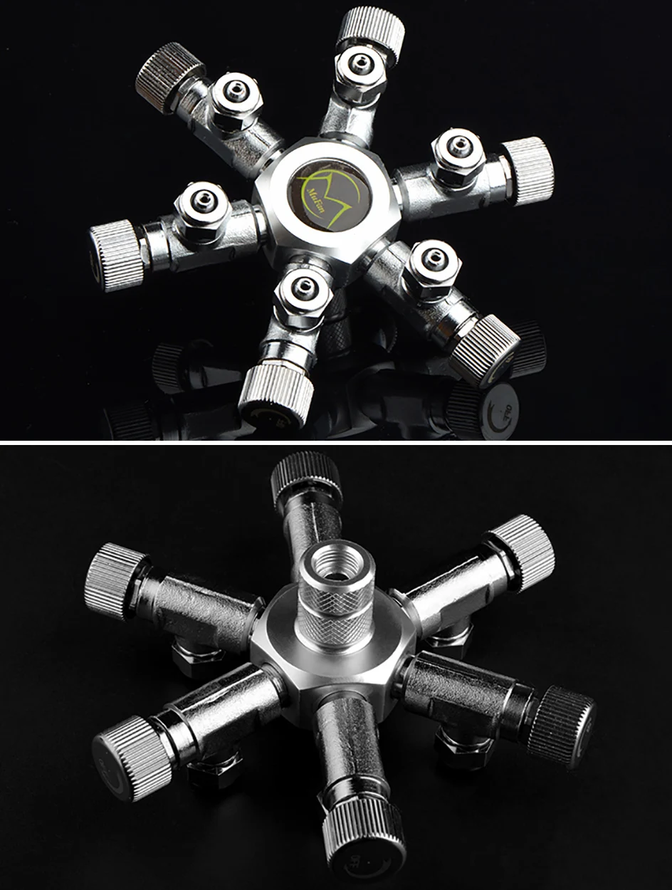 Aquarium DIY co2 Splitter Regulator Valve Distributor with Multi Way Outlets Aluminum Alloy for Aquarium Plant CO2 Tank
Aquarium DIY co2 Splitter Regulator Valve Distributor with Multi Way Outlets Aluminum Alloy for Aquarium Plant CO2 Tank